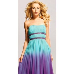 Formal floor length dress